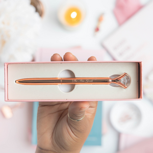 Diamond Rose Gold Pen