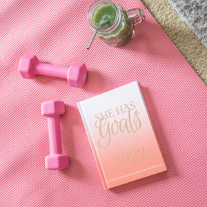 2022 Un-dated She Has Goals® Journal - (Pink Sleeve Not Included / Final Sale)